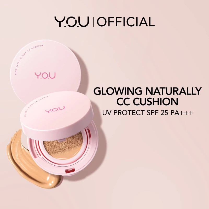 Y.O.U SIMPLICITY GLOWY CC CUSHION C205 HONEY BEIGE 15G