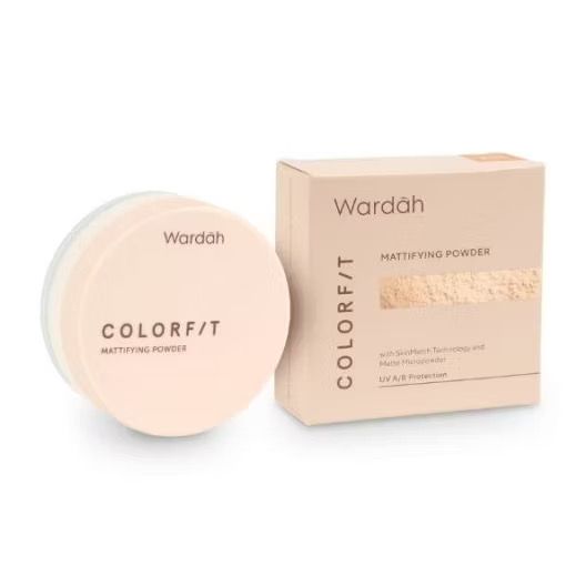 WARDAH COLORFIT MATTIFYING POWDER 22N LIGHT IVORY 15g